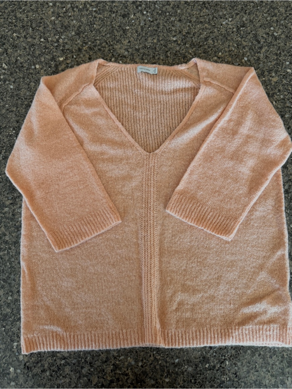Gentle Fawn Size S Apricot short sleeve Sweater